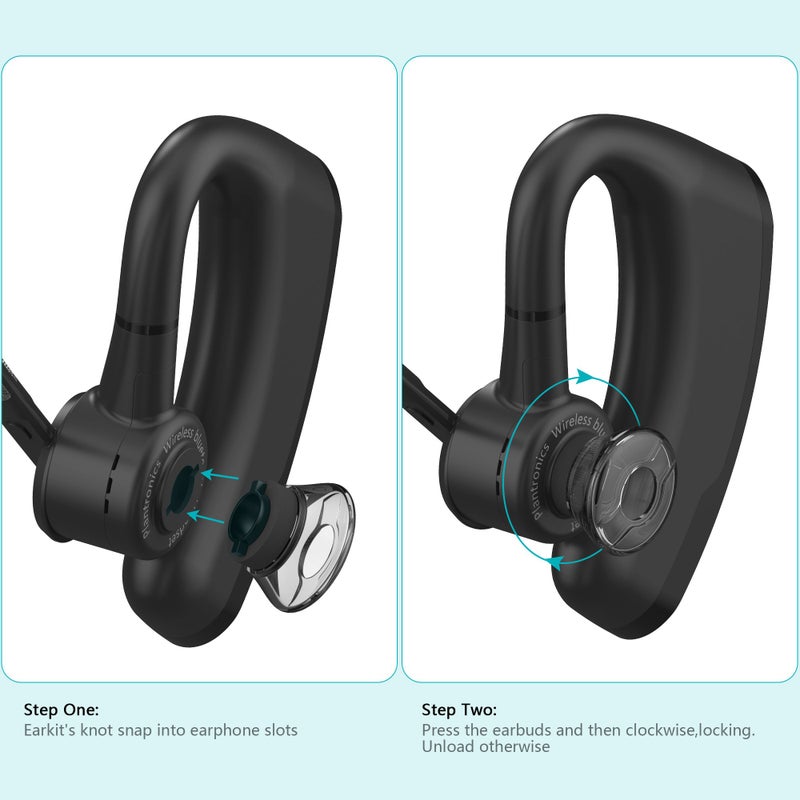 Wiki VALLEY Eartips Replacement for Plantronics Voyager 5200 5220 5210,Earphone Kits Earpads for Plantronics Voyager 5200 Voyager Legend Voyager Pro Wireless Headset- Small - Image 5